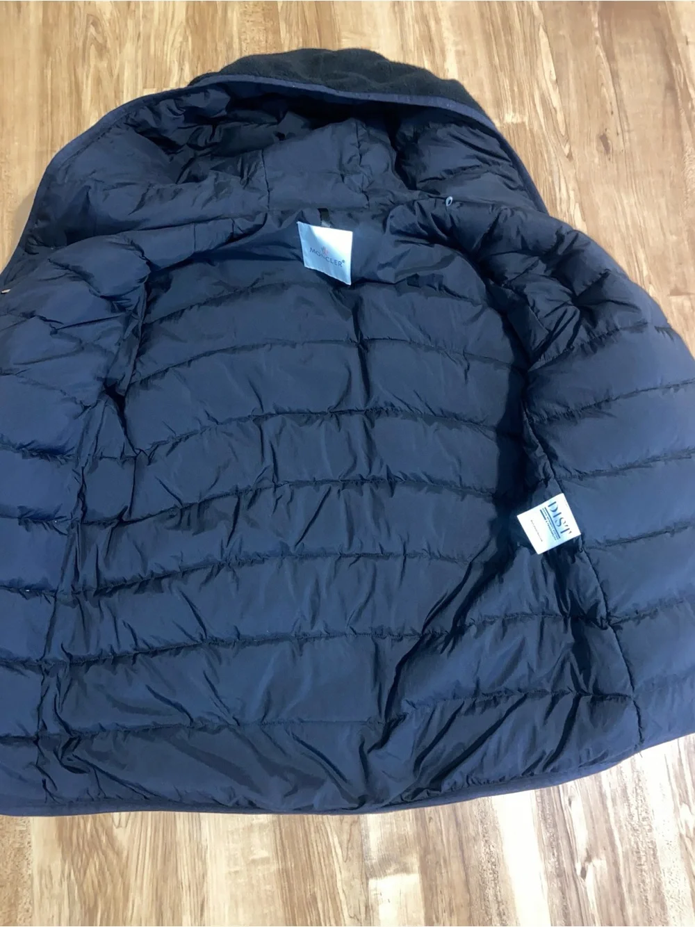 Moncler Feyder Panelled Fleece and Quilted Shell Hooded Down Jacket